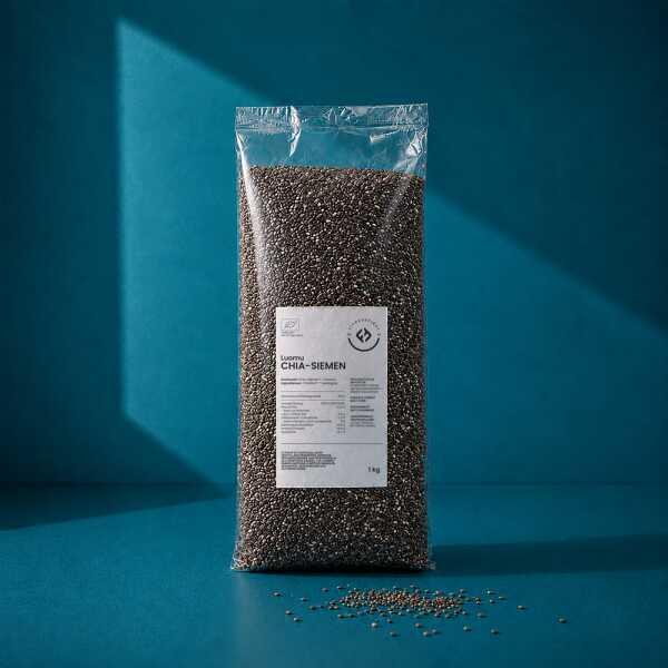 FitnessFirst Chia-siemen, luomu, 1 kg