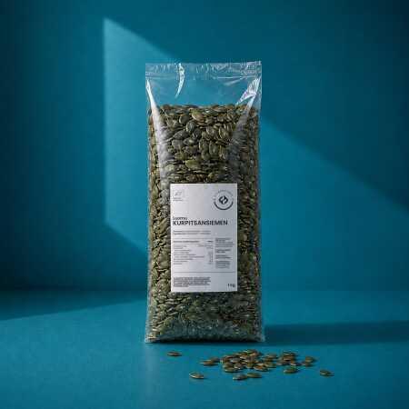 FitnessFirst Kurpitsansiemen, luomu, raaka, 1kg