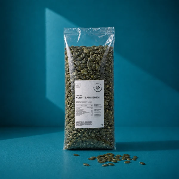 FitnessFirst Kurpitsansiemen, luomu, raaka, 1kg