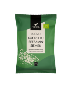 FitnessFirst Seesaminsiemen, kuorittu, luomu, 300 g paketti