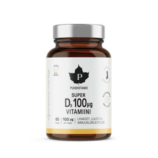 Puhdistamo Super D-vitamiini, 60kaps
