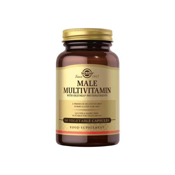 Solgar Male Multivitamin, miesten monivitamiini 60 tbl