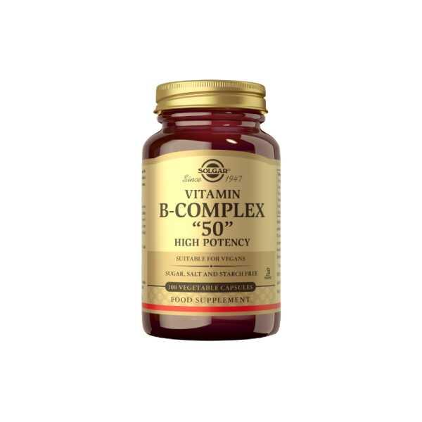 Solgar B-complex 50, 100kaps