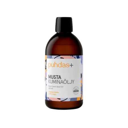 Premium 100% Mustakuminaöljy 250 ml