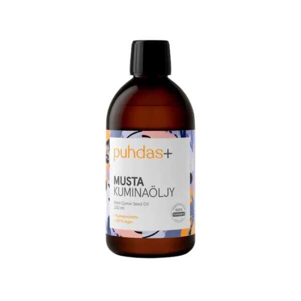 Premium 100% Mustakuminaöljy 250 ml