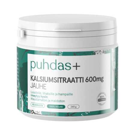 Kalsiumsitraatti 600 mg, 240g