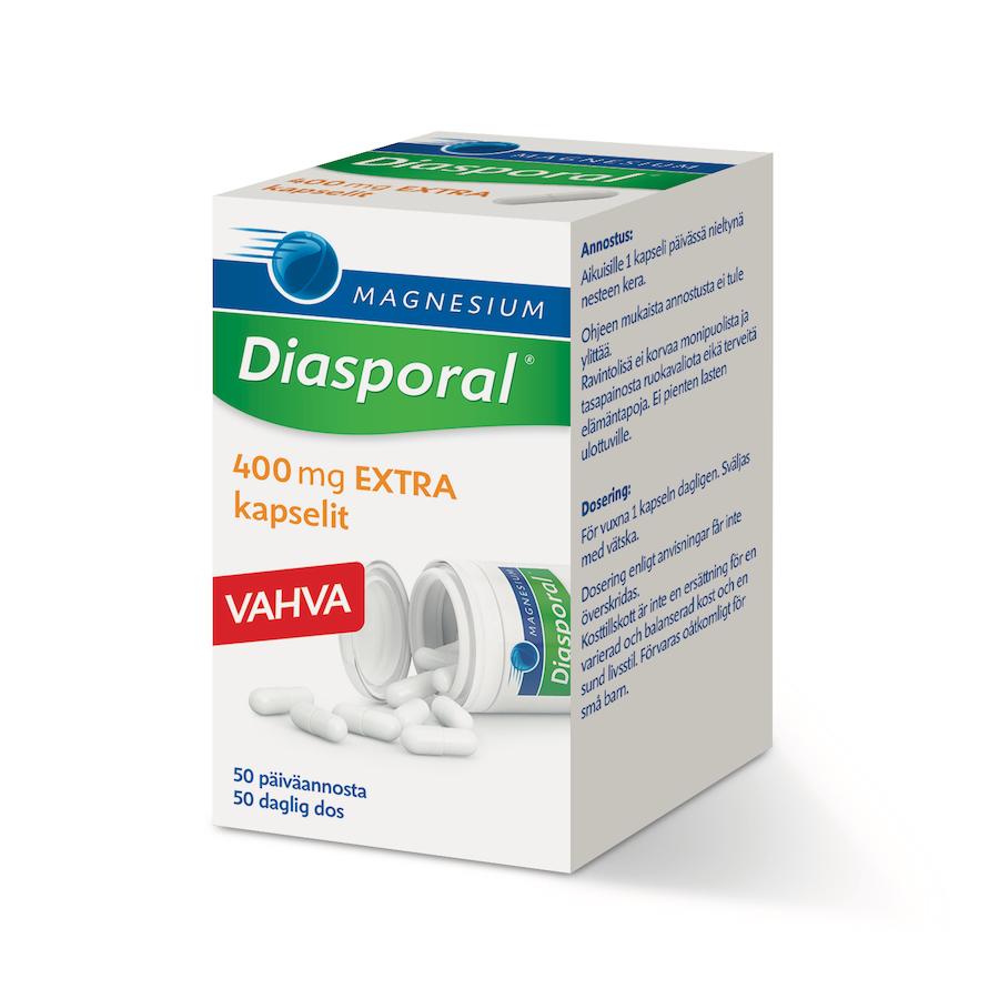 Diasporal magnesium 400 Extra kaps 50kpl
