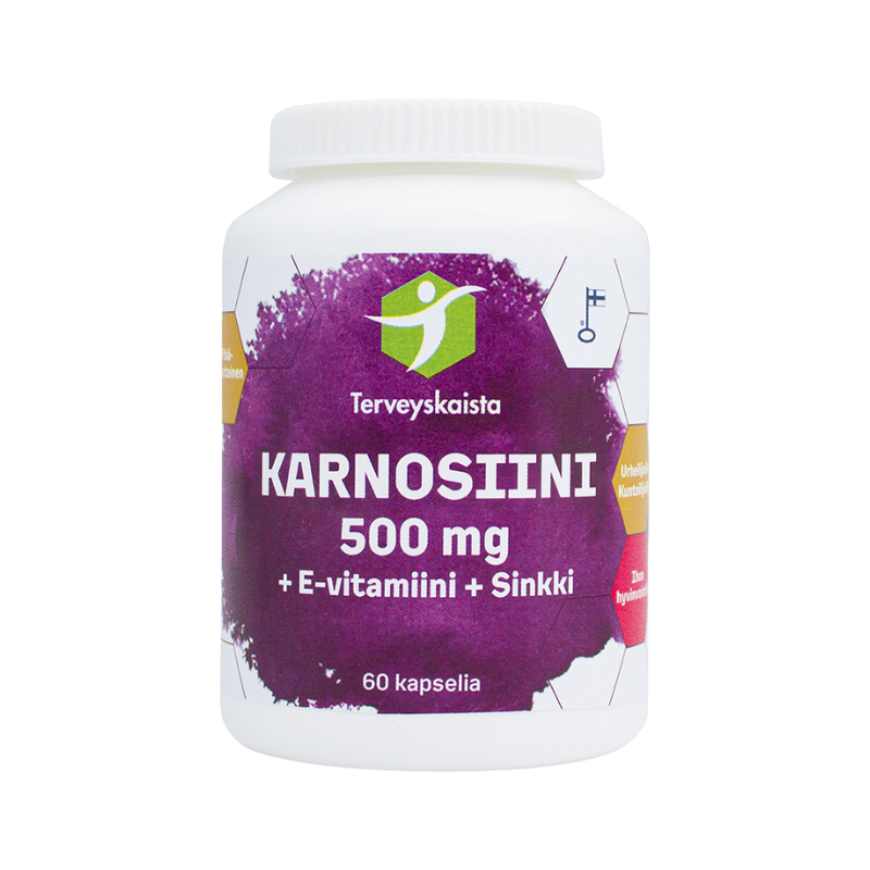 Karnosiini + E-vitamiini Sinkki, 60 kaps