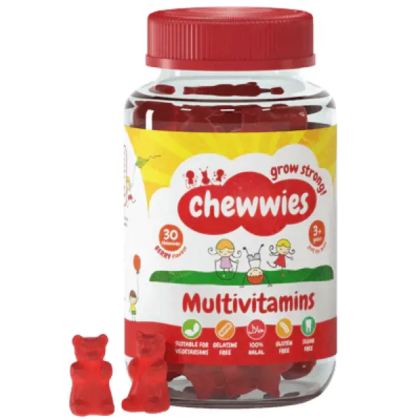 Chewwies Multivitamin, multivitamiini 30kpl PE 8/26