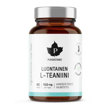 Luontainen L-teaniini 100mg, 60kaps