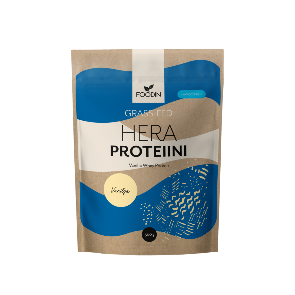 Foodin Grass-fed Heraproteiini vanilja 500g