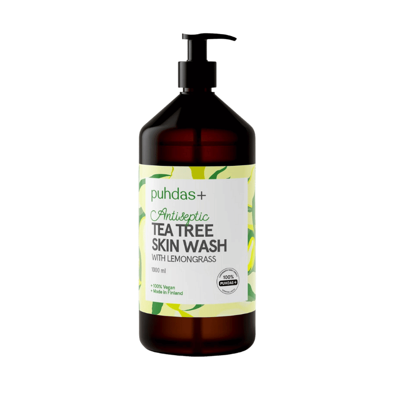 Puhdas+ Tea Tree Skinwash lemongrass 1l purkki