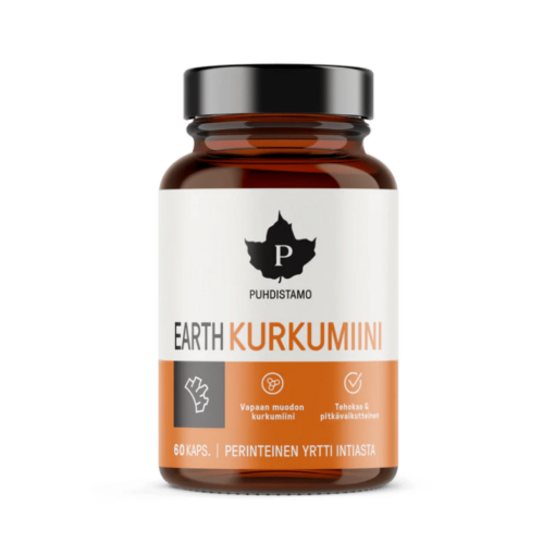 Puhdistamo EARTH Kurkumiini 60 kaps purkki