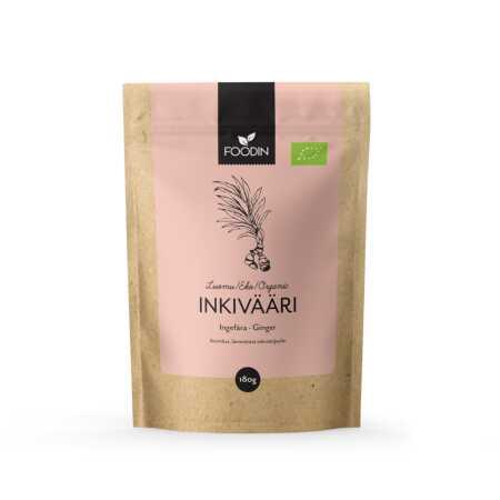 Inkiväärijauhe, luomu 180g