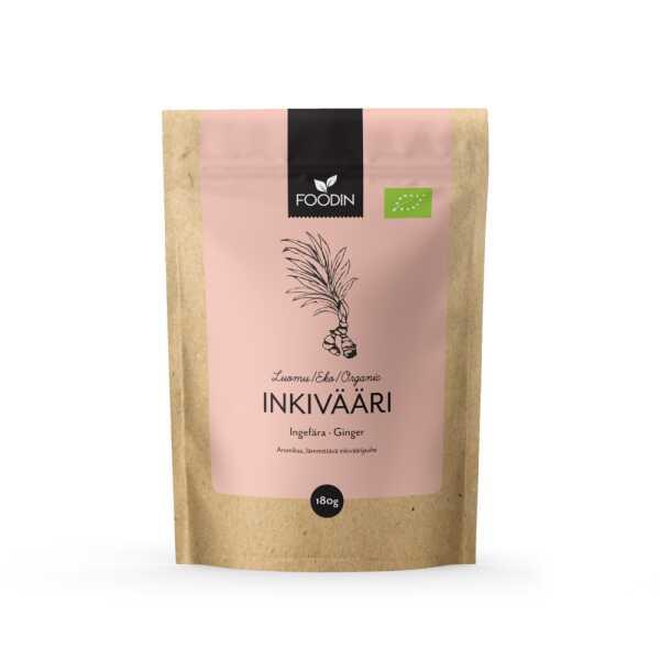 Inkiväärijauhe, luomu 180g