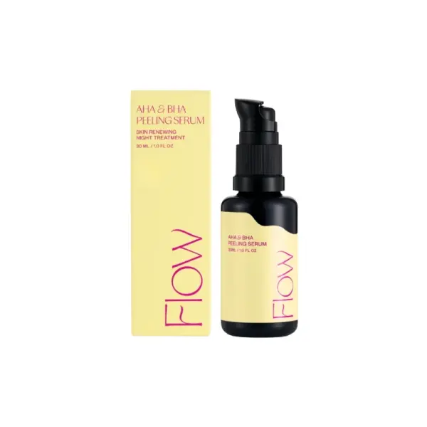 Flow Cosmetics AHA & BHA Peeling Serum - yö seerumi, 30ml