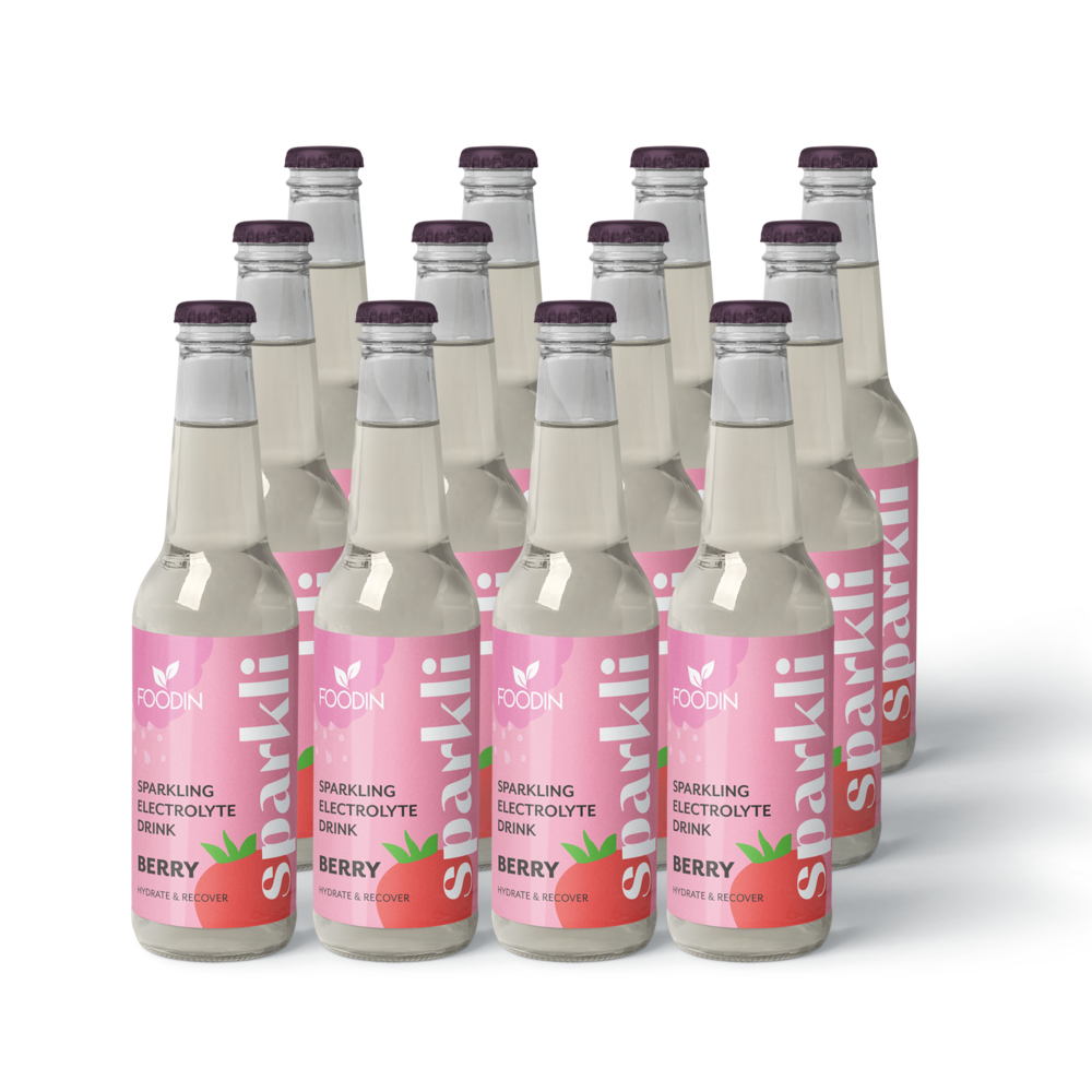 Sparkli Elektrolyyttijuoma Marjaisa 330 Ml X 12 Kpl Fitnessfirst