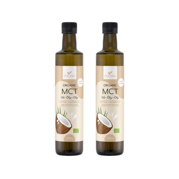 MCT-öljy, Luomu 500ml x 2kpl