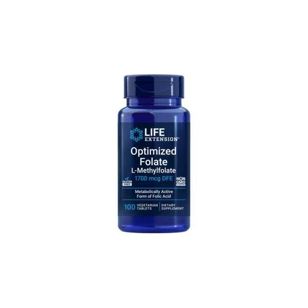 Life Extension Optimized Folate, 100tbl