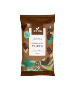 Piparminttusuklaacashew, Luomu 60g