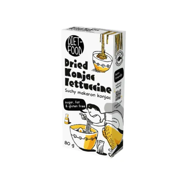 Shirataki fettucine kuiva, 80g