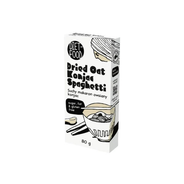 Shirataki & kaura spaghetti, kuiva, 80g