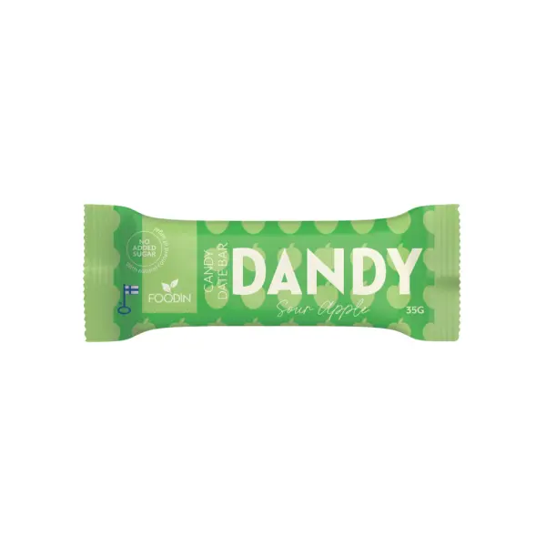 Dandy Candy Date Bar Sour Apple 35g