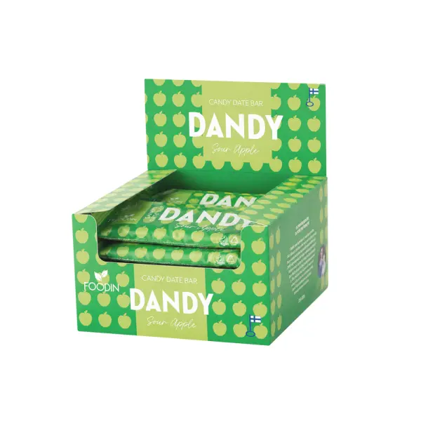 Dandy Candy Date Bar Sour Apple 35g x 18kpl
