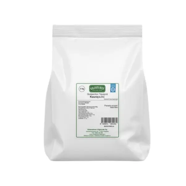 Virtasalmen Viljatuote, Höyrytetty täysjyväkaurajauho 3 kg