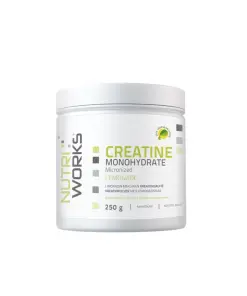 NutriWorks Creatine Monohydrate, Lemonade, 250g