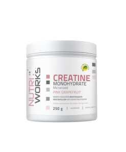 NutriWorks Creatine Monohydrate, Pink Grapefruit, 250g