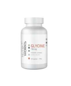 NutriWorks Glycine 750mg, 120 vegekaps
