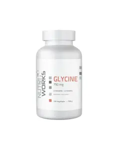 NutriWorks Glycine 750mg, 120 vegekaps