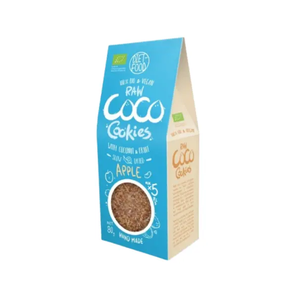 Omena-kookoskeksi, luomu, 80g