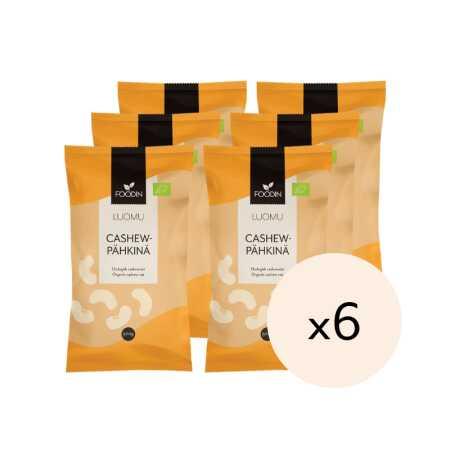 Cashewpähkinä, Luomu 500g x 6kpl