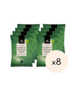 Kuorittu seesaminsiemen, Luomu 300g x 8kpl