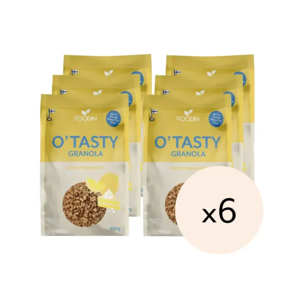 O`Tasty Granola Lemon Cheesecake 350g x 6kpl