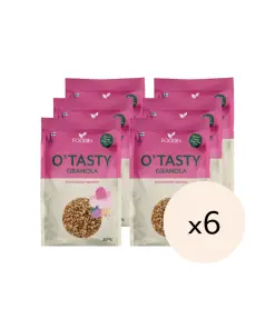 O`Tasty Granola Raspberry Muffin 350g x 6kpl