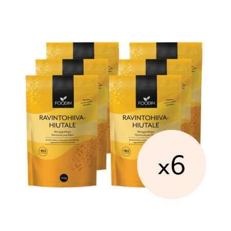 Ravintohiivahiutale + B12 100g x 6kpl