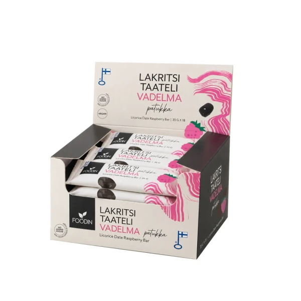 Lakritsitaatelipatukka Vadelma 35g x 18kpl