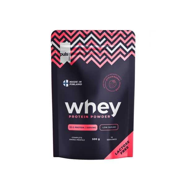 PULS Nutrition WHEY Wild Strawberry protein powder 500g