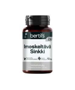 bertil’s Imeskeltävä Sinkki (Zn) 120 tabl