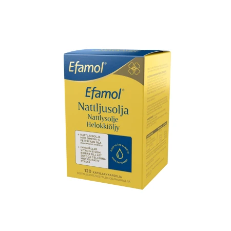 Efamol helokkiöljy+E-vitamiinivalmiste 120kaps